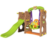 Basketball Swing Slide 4 in 1 Brown