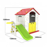 Children's garden house with slide 3 in 1