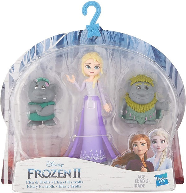 Disney Frozen Elsa Small Doll with Troll Figures