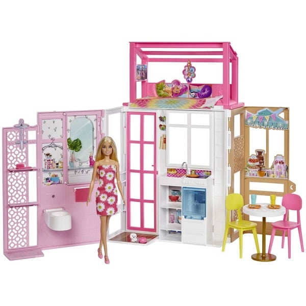 Barbie Vacation House Doll And Playset
