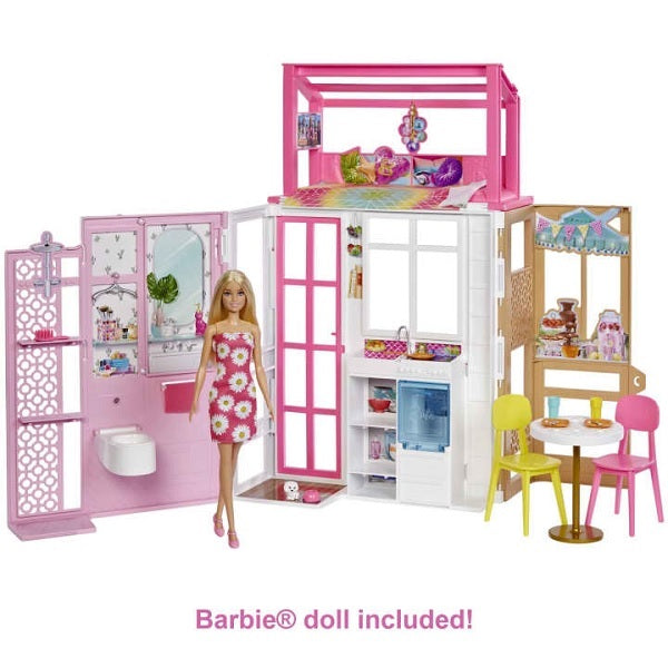 Barbie Vacation House Doll And Playset