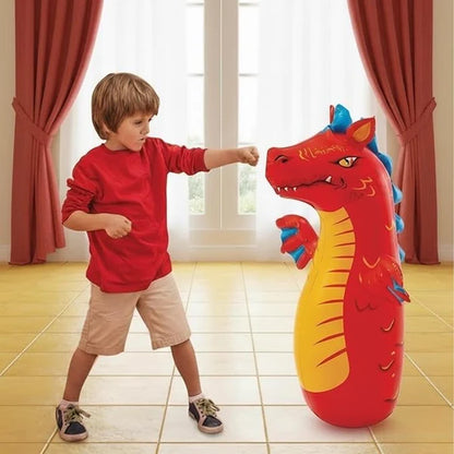 Intex 3D Bop Punching Bag Blow Up Inflatable Dragon