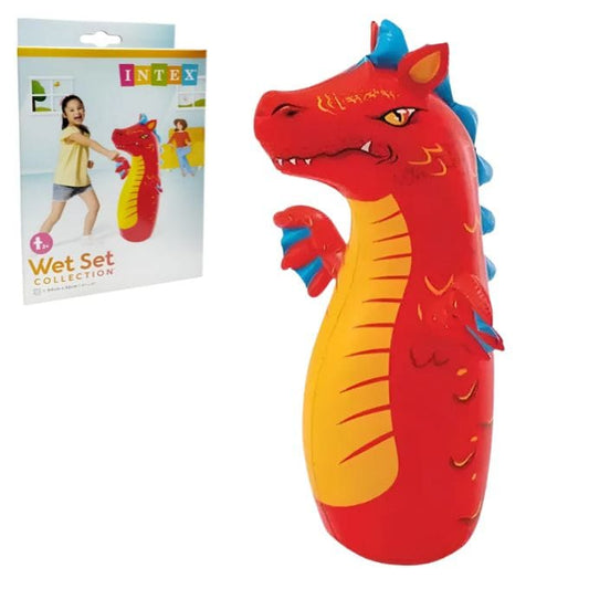 Intex 3D Bop Punching Bag Blow Up Inflatable Dragon