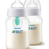 Philips Avent Anti Colic Feeding Bottles 260Ml (Kepler) Pk 2