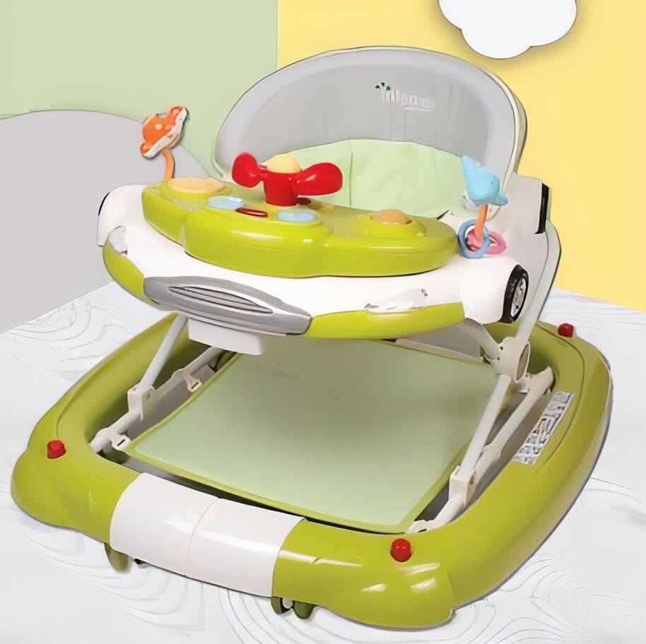Infantes 2-In-1 Baby Walker & Rocker