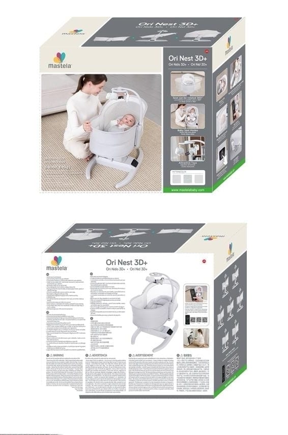 Mastela Ori Nest 3D+ Bassinet & Swing