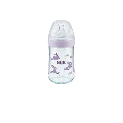 Nuk Nature Sense Glass Feeding Bottle 240ml