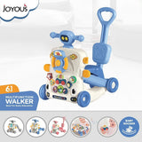 Joyous 6 in 1 Multifunctional Activity Walker Blue