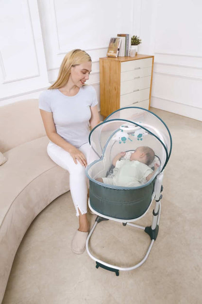 Mastela 6 in 1 Multifunction Bassinet - Dark Grey