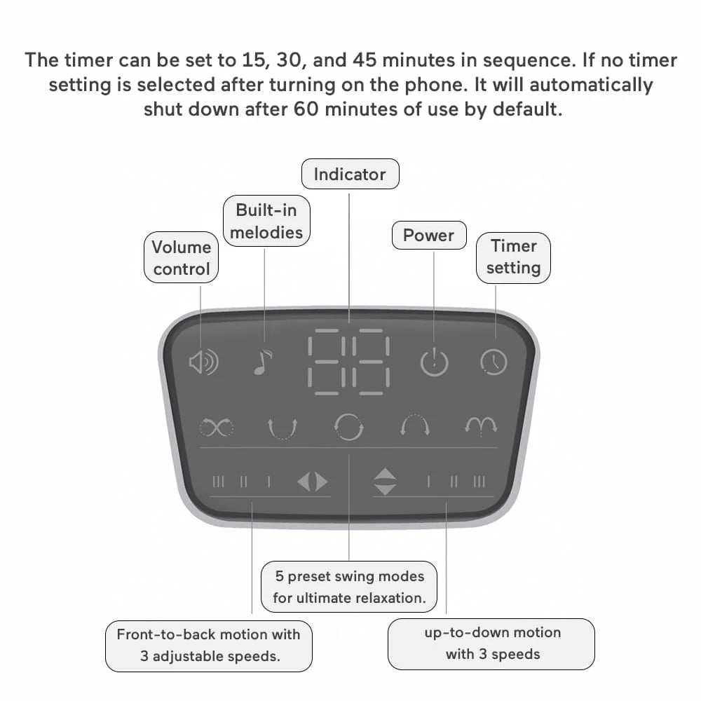Mastela X Multi Motion Swing & Bassinet 8303