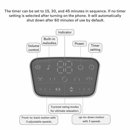 Mastela X Multi Motion Swing & Bassinet 8303