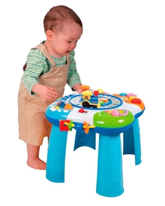 winfun letter train & piano activity table