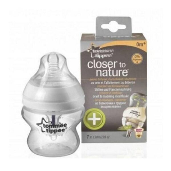 Baby White PP Wide Neck Tommee Tippee Bottle 5oz