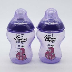 Purple 2pk Close To Nature Tinted Tommee Tippee Bottle 260ml/9oz-4