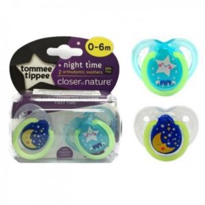 Closer to Nature 2pk Night Time Tommee Tippee Soother-2