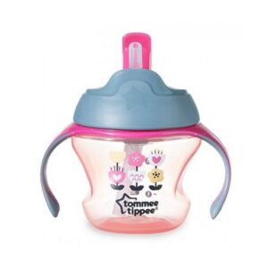 150ml First Training Tommee Tippee Straw Cup Pink-1