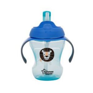 230ml Easy Drink Straw Tommee Tippee Cup Blue-1