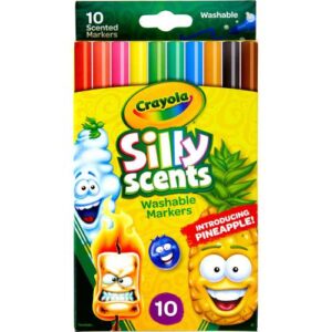 Crayola Silly Scents Slim Fine Line Washable Markers-10 - 3