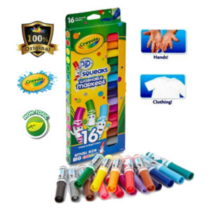 Crayola Washable Markers Pip Squeaks 16 Colors-1