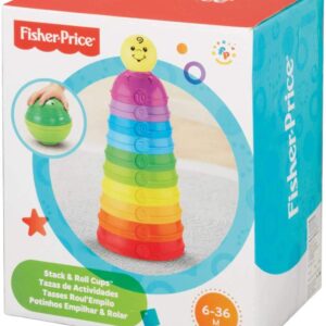 Fisher Price Stack & Roll Cups Toy