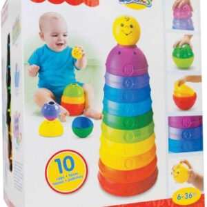 Fisher Price Stack & Roll Cups Toy