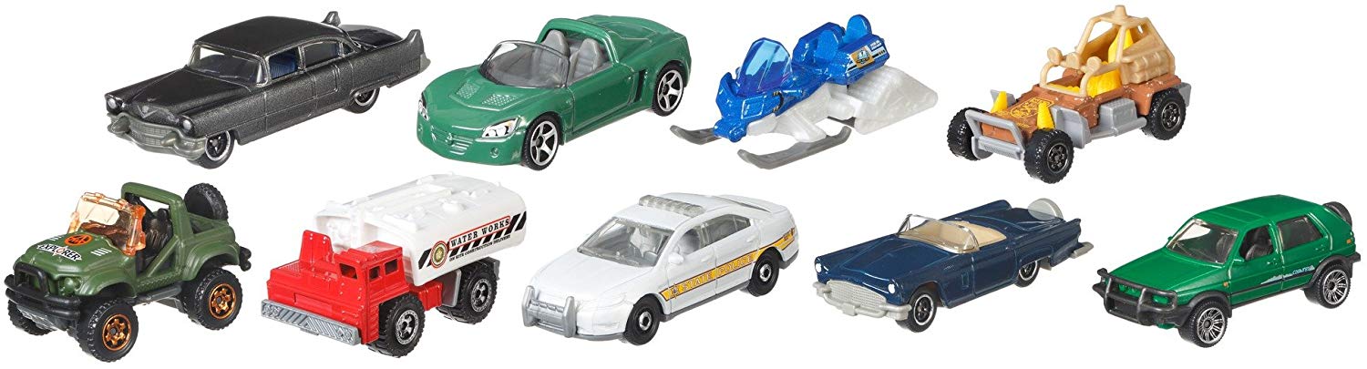MatchBox 10 Cars Pack – Color & Style May Vary – FunWorld.pk