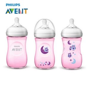 Philips Avent Natural II Pink Feeding Bottle 260Ml