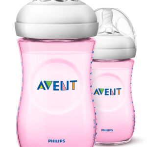 Philips Avent Natural II Feeding 2 Pink Bottles 260Ml