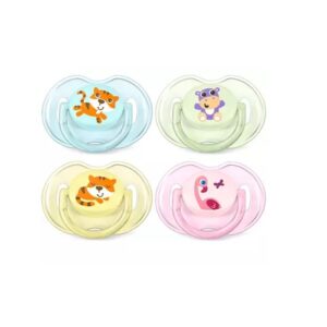 Philips Avent 2 Classic Soother Mix 0-6M – Color May Vary