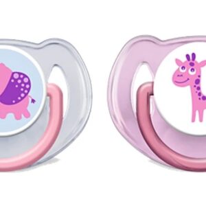 Philips Avent 2 Orthodontic Fashion Soothers 6-18M - Color May Vary