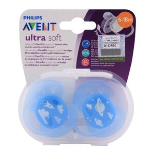 Philips Avent 2 Ultra Soft & Flexible Soother 6-18M+