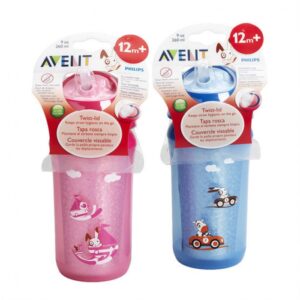 Philips Avent Insulated Straw Cups 260ml 12m+ - Color May Vary