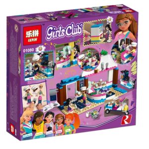 LEPIN Girls Club Olivia's CupCake Cafe Building Blocks Set