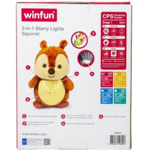 Winfun 2 in 1 Starry Lights Squirrel - 1