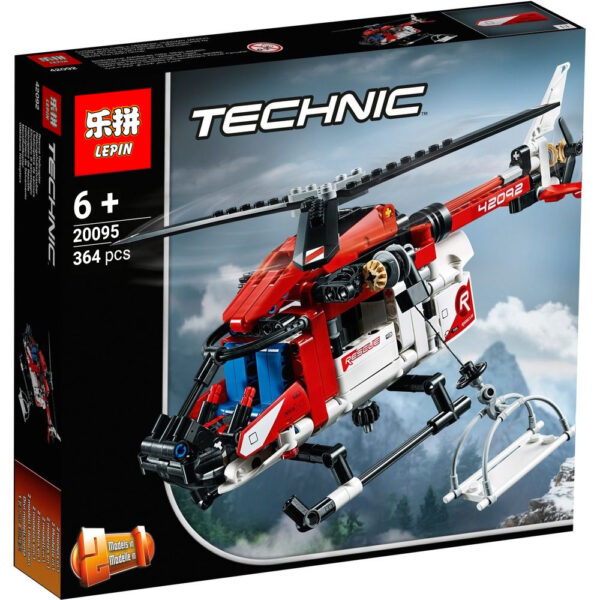 LEPIN Technic Series Rescue Helicopter Blocks