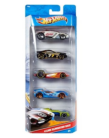 Hot Wheels 5 Cars Pack - Color & Style May Vary - Price of 1 Pack