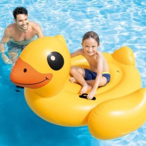 INTEX Yellow Duck Inflatable Ride On