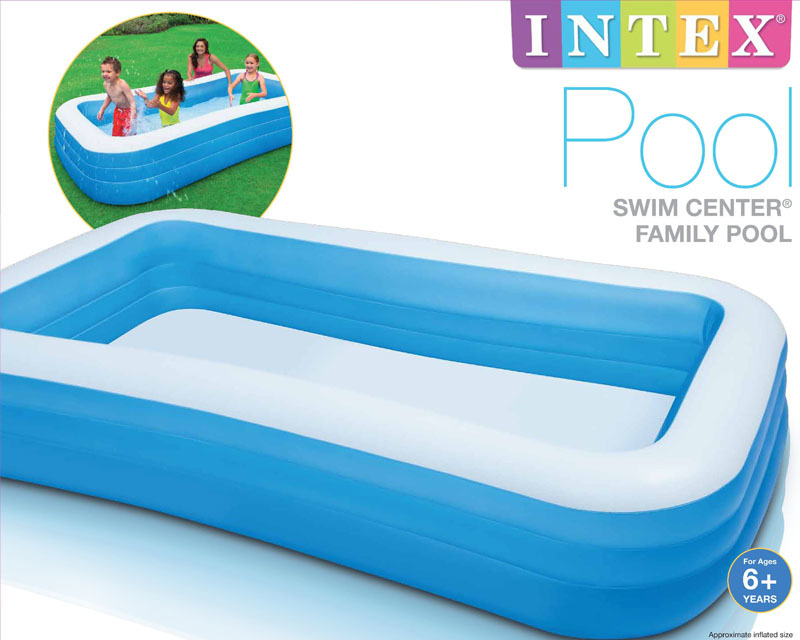 intex swim center family inflatable pool