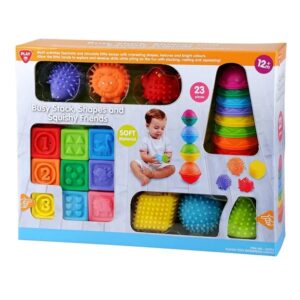 Playgo Busy Stack Shapes and Squishy Friends