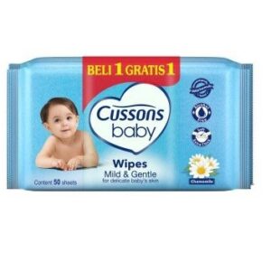 Cussons Baby Wipes Mild Gentle 50 Sheets