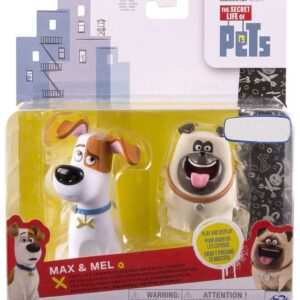 The Secret Life of Pets Max and Mel Vinyl 2 Pack Altx
