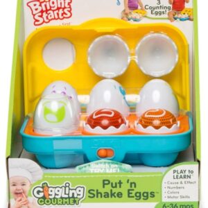 Bright Starts Giggling Gourmet Put and Shake Eggs