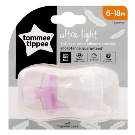 Tommee Tippee Ultra-Light Silicone Soother 6-18m