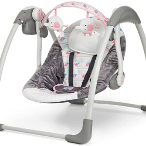 Mastela Deluxe Portable Baby Swing Toddler Pink