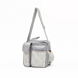 Colorland Annabel Petite Baby Changing Bag With Themal Bottle Pocket Gray