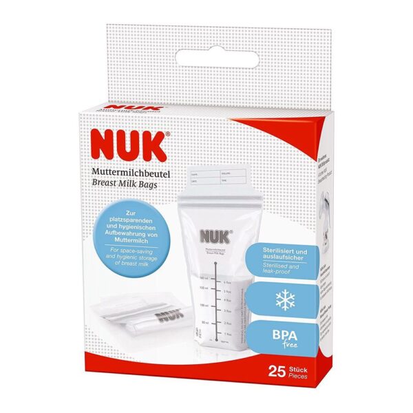 Nuk Breast Milk Storage Bags 25 Pcs