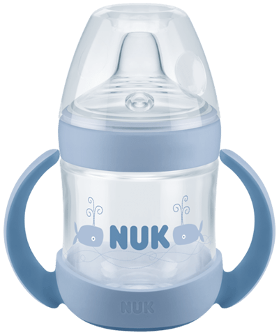 Nuk Nature Sense Learner Bottle 150ml with spout - Color & Style May Vary