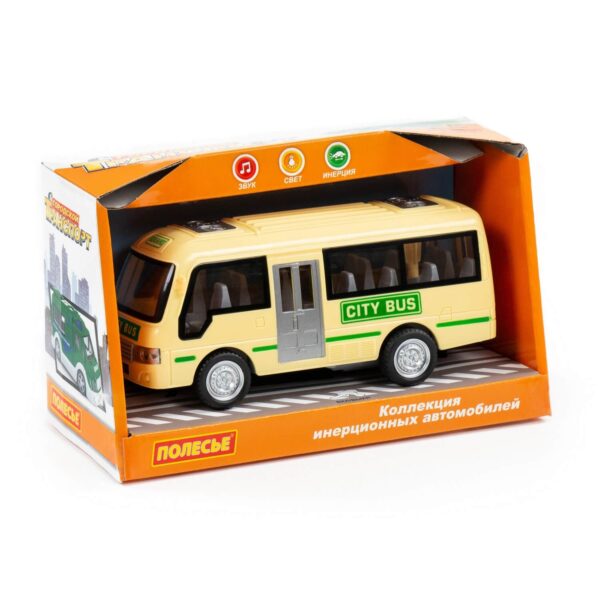 Polesie City bus, inertial car (with light and sound)