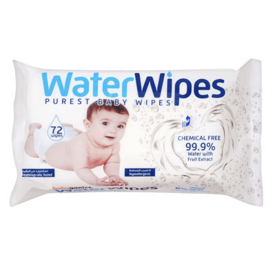 Babyganics Water Wipes 72 Pcs