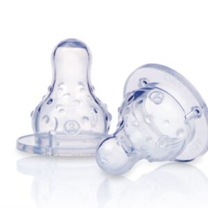Nuby Anti-colic nipple for standard neck bottles 1.2.3 flow - 2p 0m+